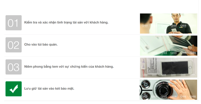 Hướng dẫn cầm đồ F88 không gặp mặt Hướng dẫn cầm đồ F88 không gặp mặt