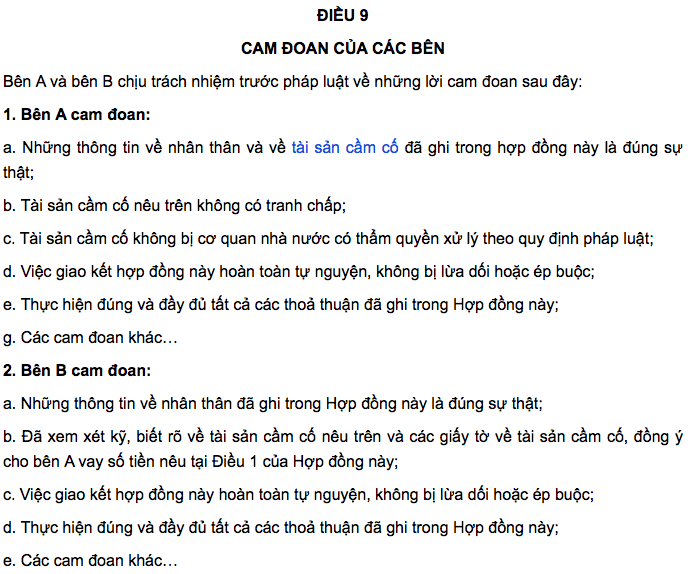 Hợp đồng cầm đồ F88? Mẫu giấy vay cầm đồ lãi suất thấp
